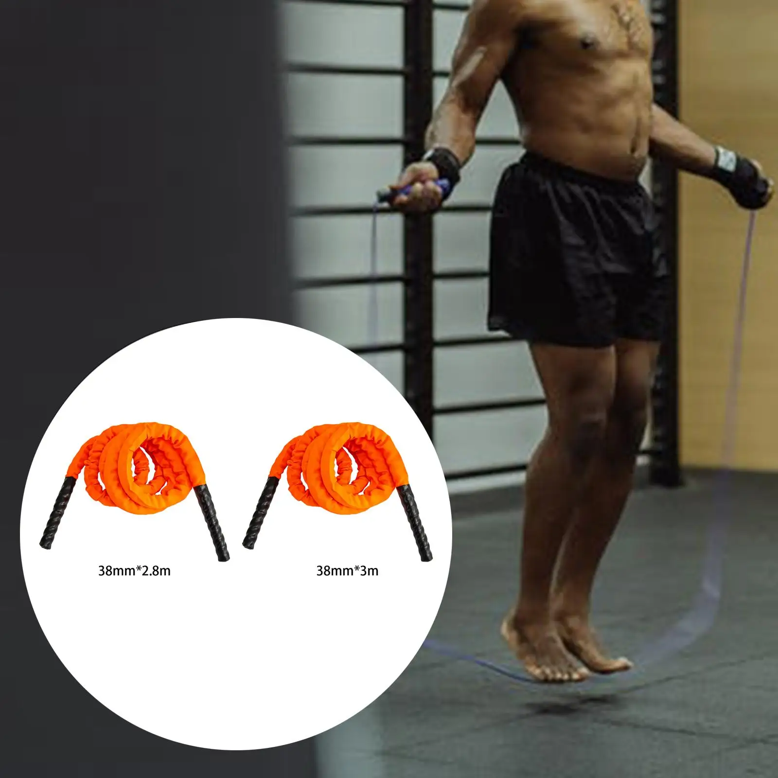  Weighted Skipping Rope Workout Heavy Jump Ropes for Battling Training
