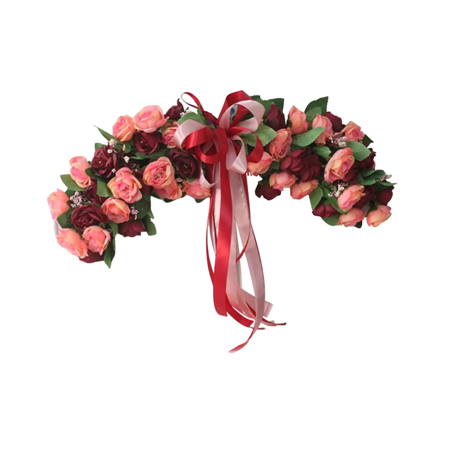 50cm Wedding Arch Flowers Party Artificial Bouquet Greenery Leaf Outside