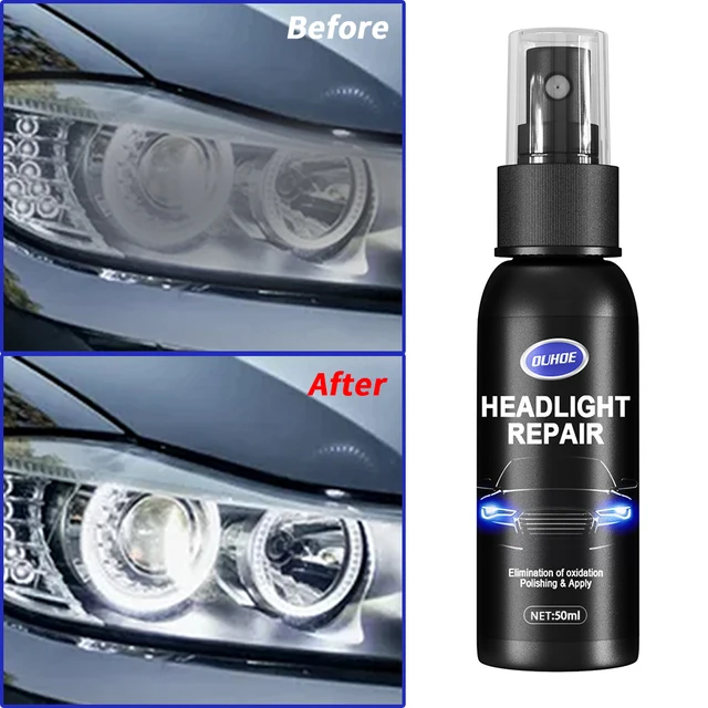 Car Headlight Cleaner 30ml Headlight Lens Restoration Fluid Repair Kit Car  Headlight Polishing Headlight Polish Refurbish Agent - AliExpress