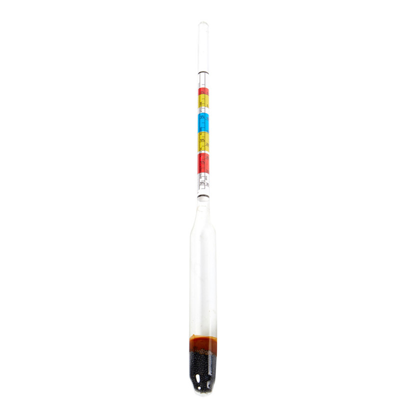 Description Picture 4 of itemTriple Scale Hydrometer For Home Brew Wine Beer Cider Alcohol Testing 3 Scale Hydrometer Wine Sugar Meter Gravity ABV Tester