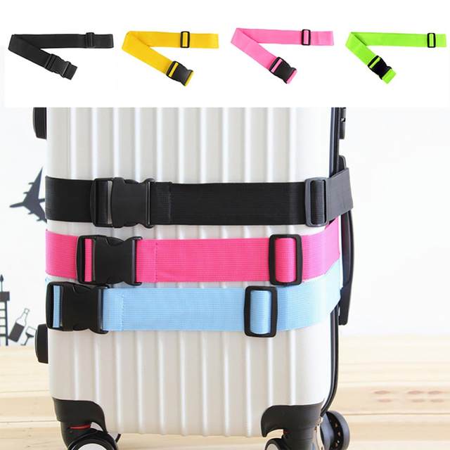 Epicgadget Adjustable Luggage Straps, Durable Heavy Duty Travel Luggage  Strap Suitcase Belt Travel Bag Accessories, Universal Long Cross Travel