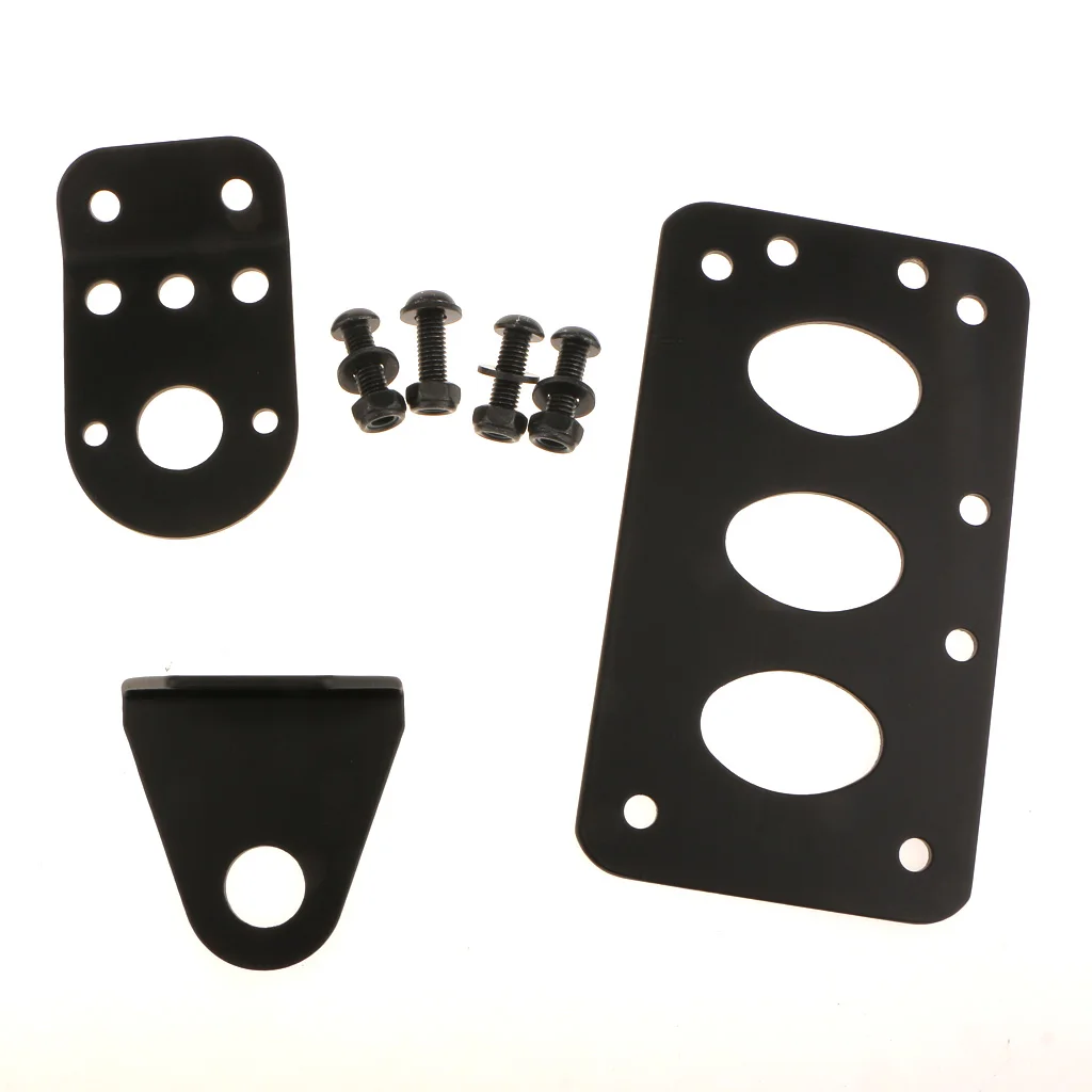 Universal Motorcycles License Plate Bracket -  for Horizontally or Vertically