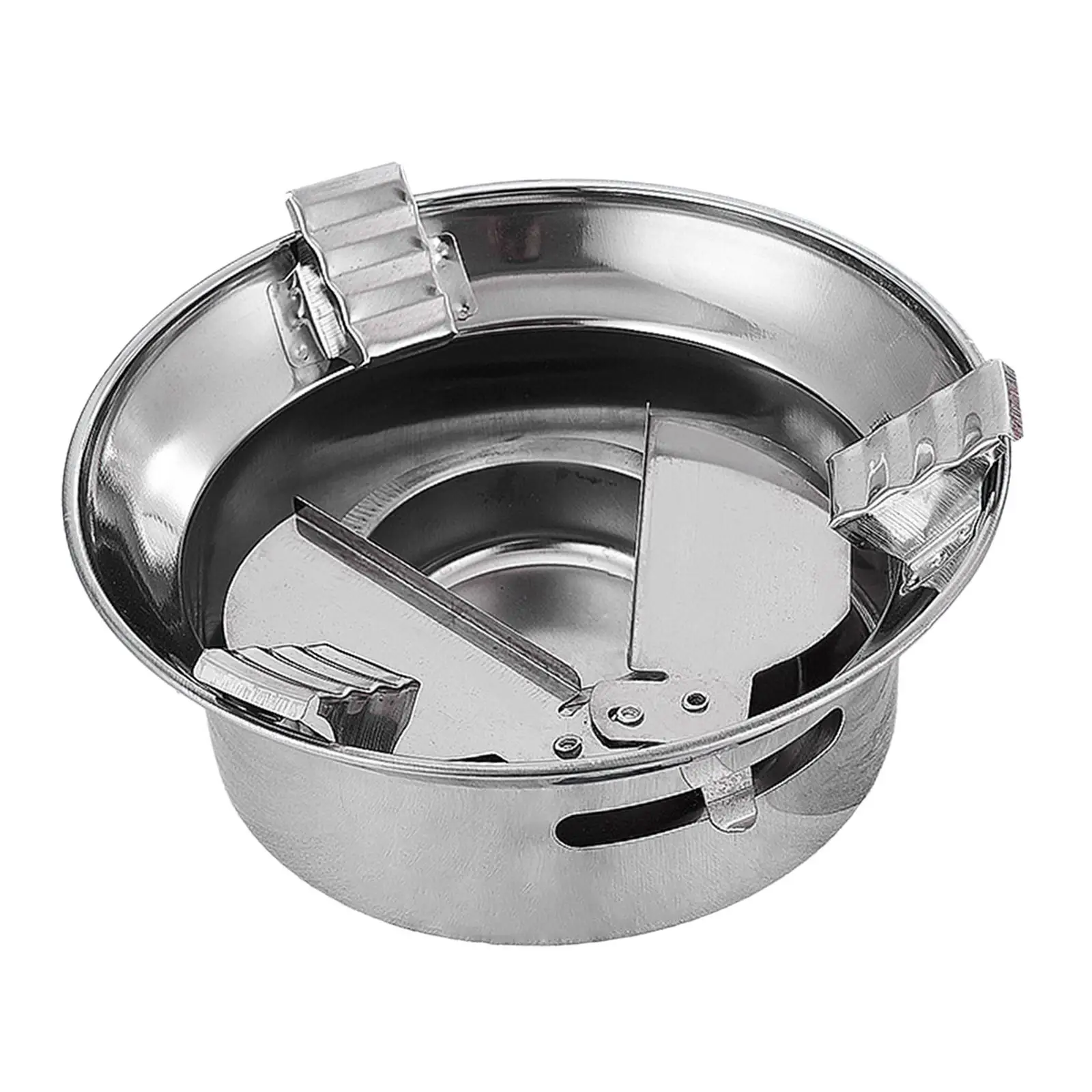 Outdoor Alcohol Stove Stainless Steel for Hiking Fishing Picnic Lightweight
