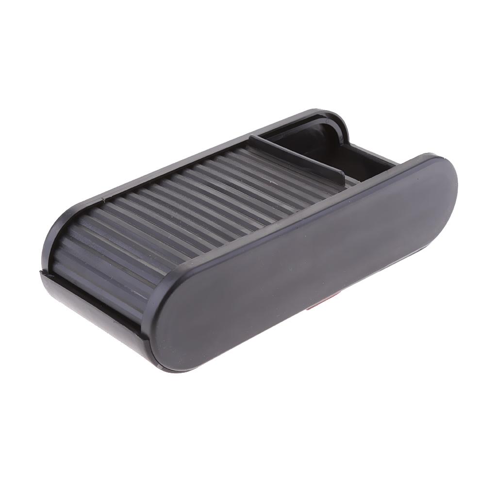 Holder Storage Box Coin Black  Interior Container Case