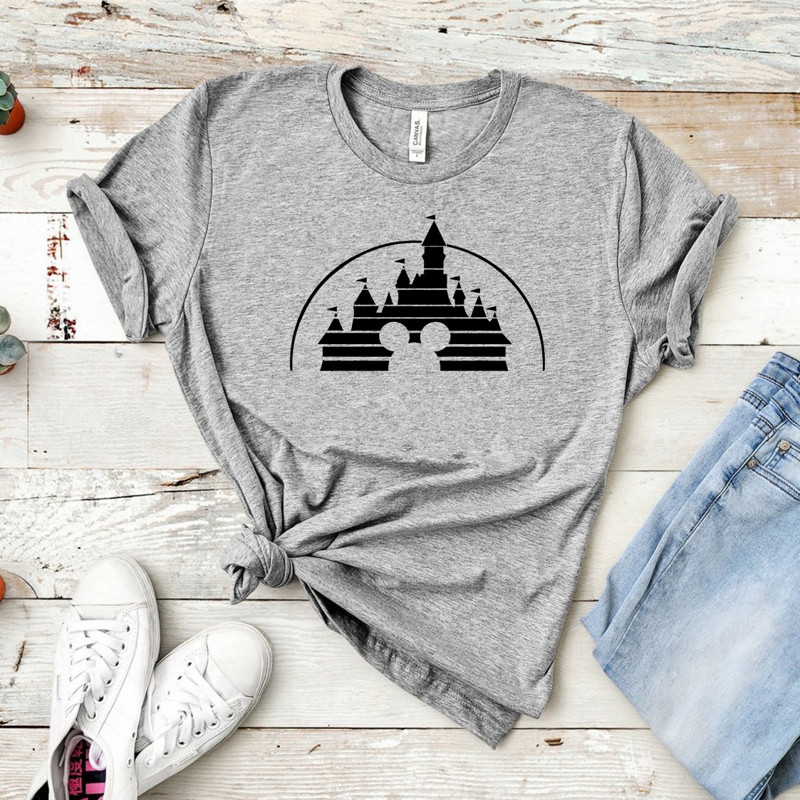 2026 Magic Kingdom T-Shirt „Home Castle Graphic Tee“ – „Best Day Ever“-T-Shirt mit Mauskopf-Motiv, niedliches Y2K-Design, passende Oberteile für Familienurlaub – Detail 7