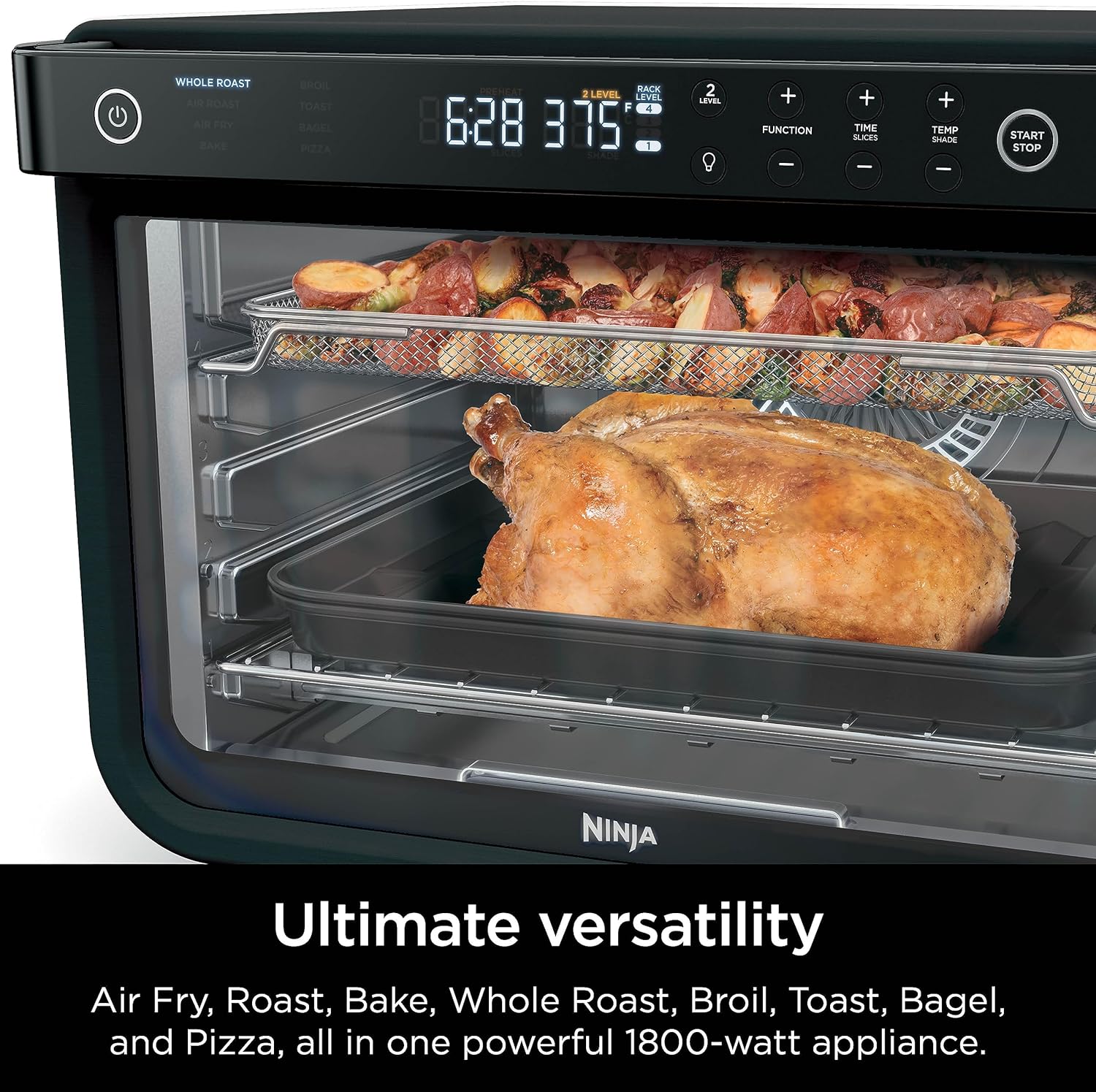 Title 5, Ninja DT202BK Foodi 8-in-1 XL Pro Air Fry Oven,...