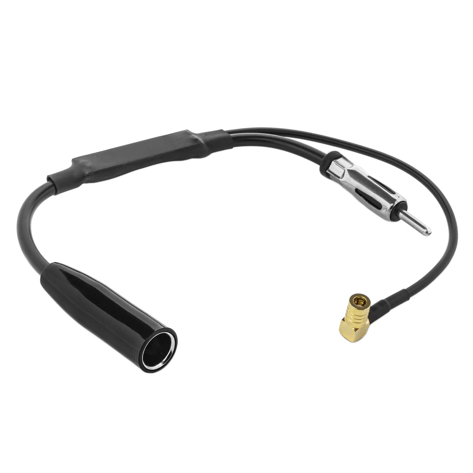 Antenna Splitter Adapter Car Radio Portable Plastic Car Supplies Durable Stereo Cable for JVC Kenwood for Pioneer for Sony