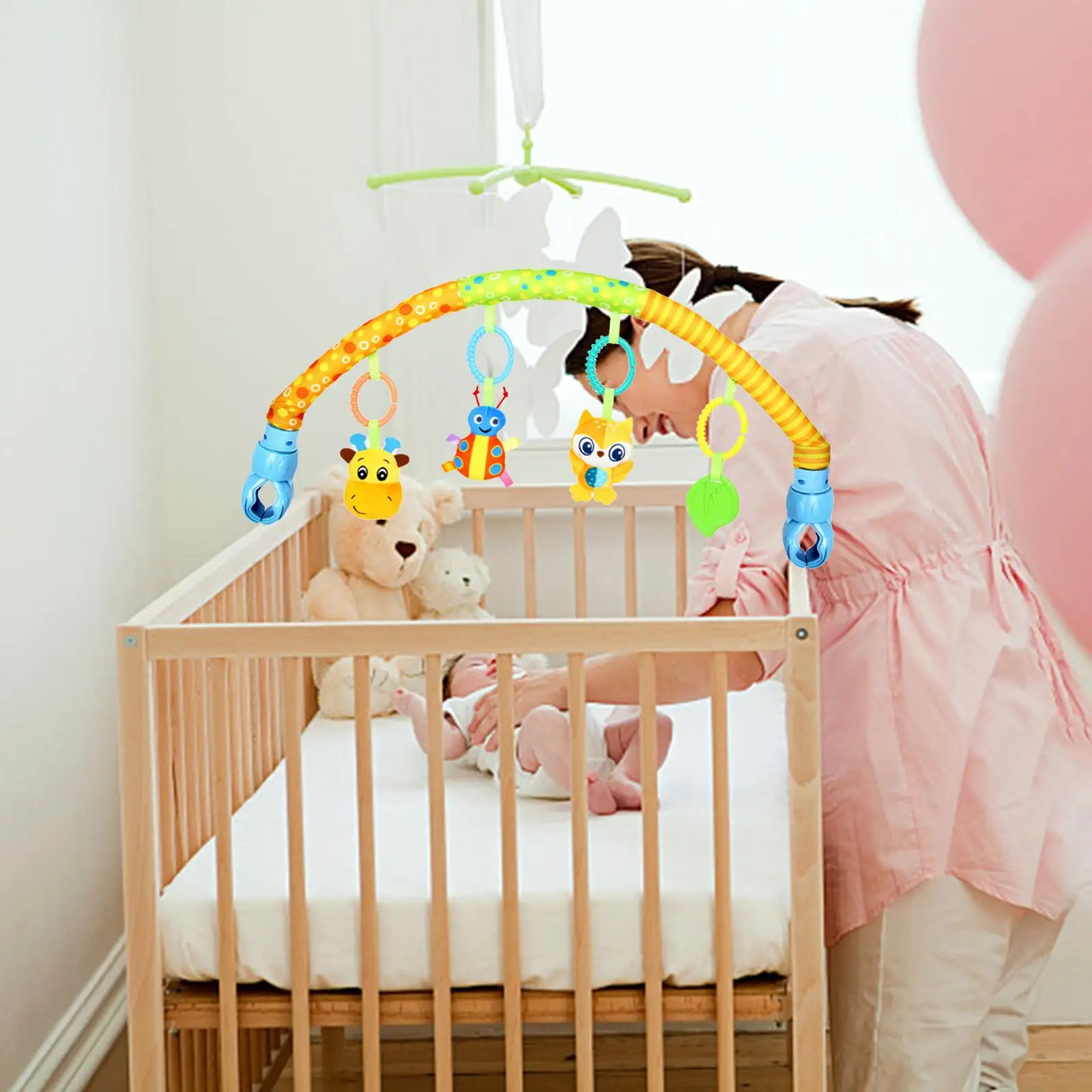 Foldable Hanging Educational Cute for Travel Cradle Girls Boys