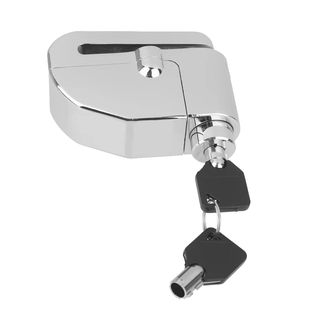 Chrome  Secrity Anti-theft Alarm for Motorbike Scooter Universal