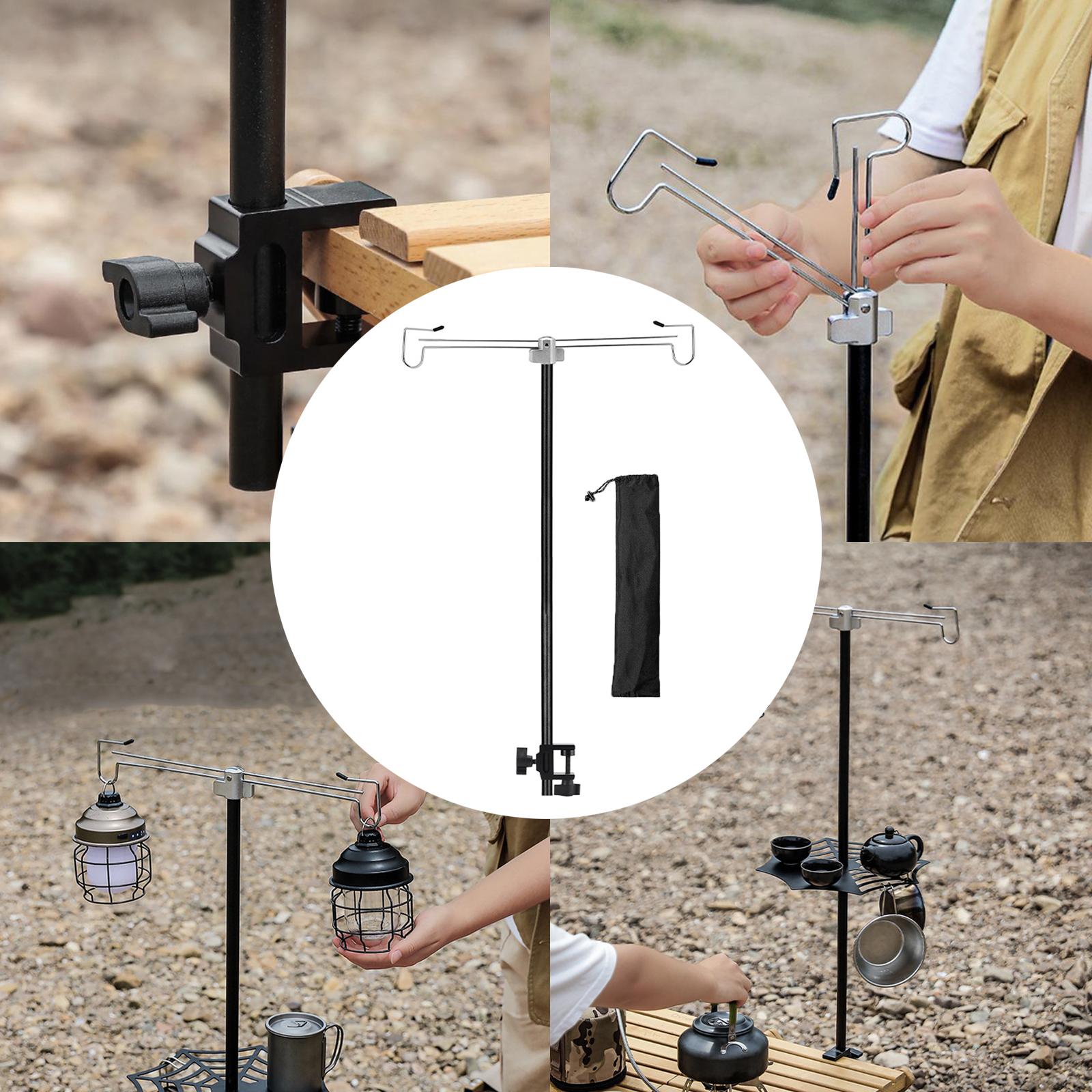 Lantern Stand Adjustable Post Tent Rod Outdoor Camping Lamp Pole for Picnic