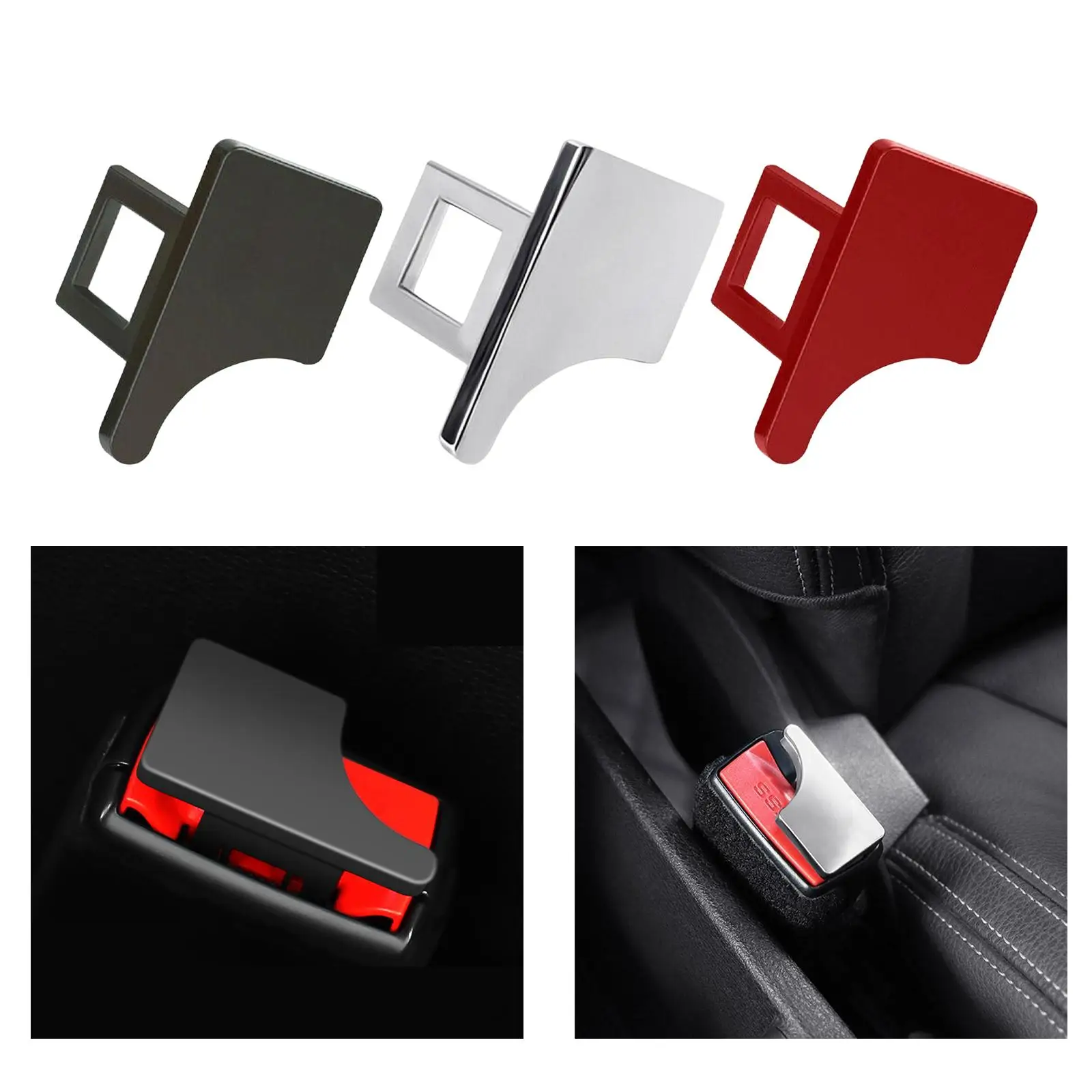 Car Safety Seat Belt Buckle Clip Decorative Auto Interior for Byd Atto 3 Yuan Plus