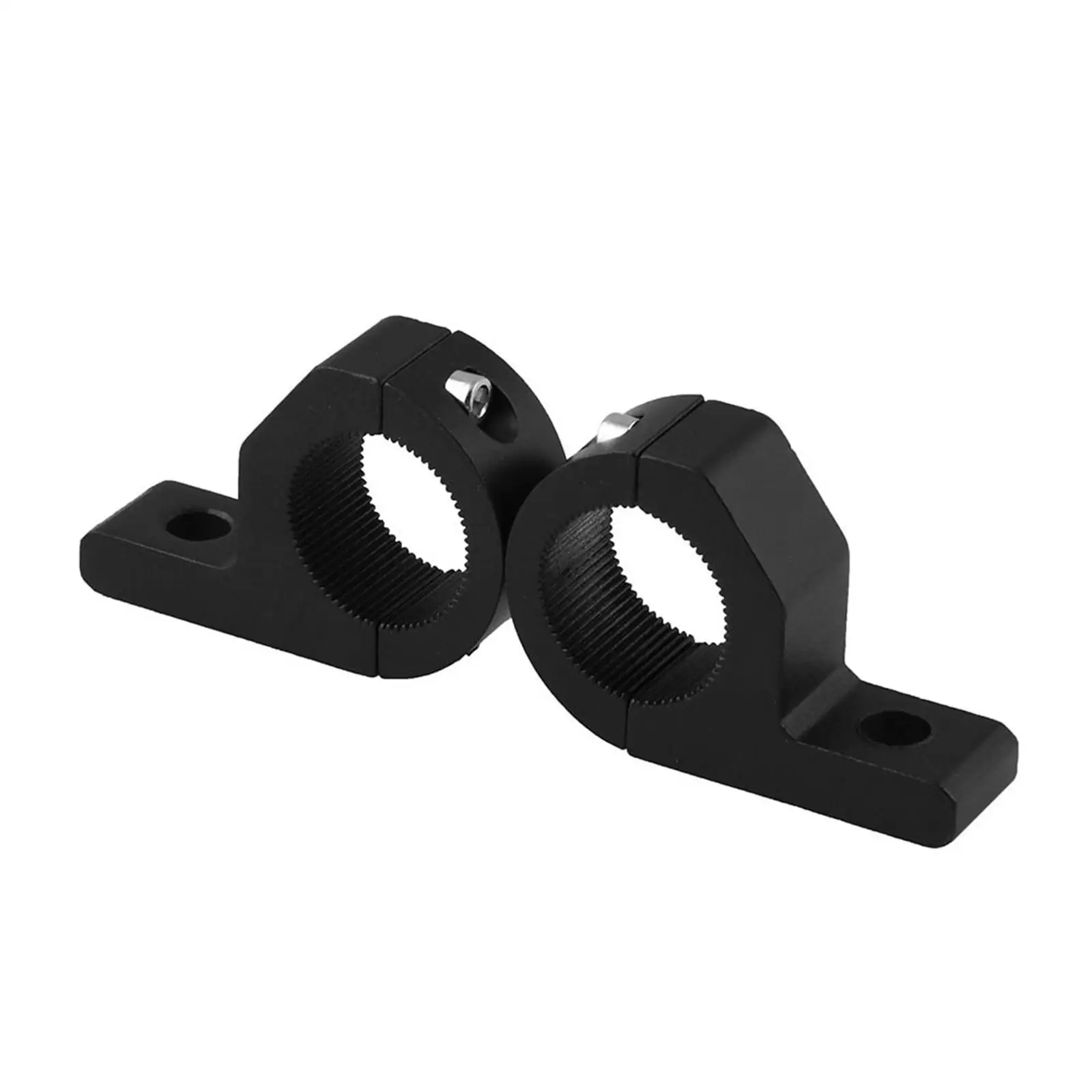 Off Road ATV UTV Light Bar Mounts Horizontal Bar Clamp Mount Kit Lightweight Durable 10mm Screw Hole Diameter Rubber Inserts