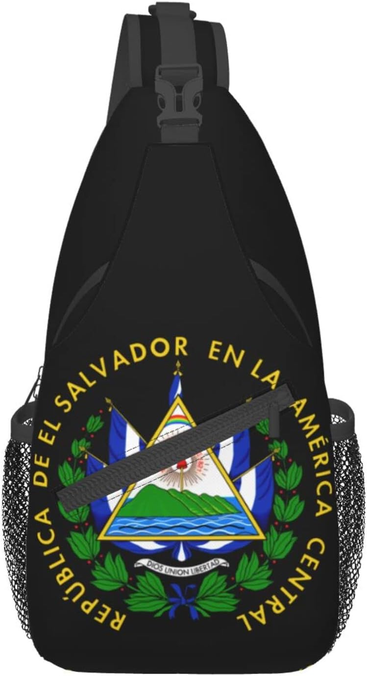 bandeira de El Salvador, mochilas para caminhadas,