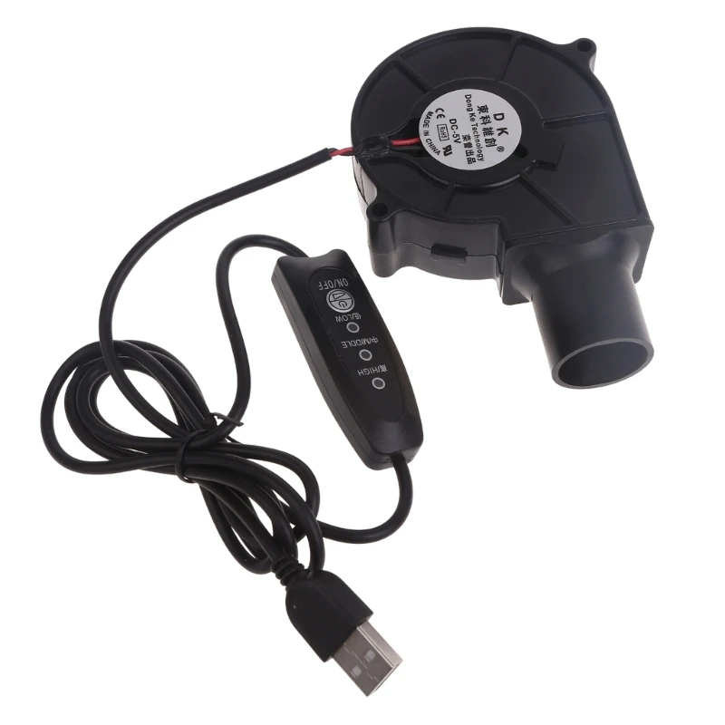 Ventilador USB para Grelhar, Fogões a Lenha e Fornos de Carvão