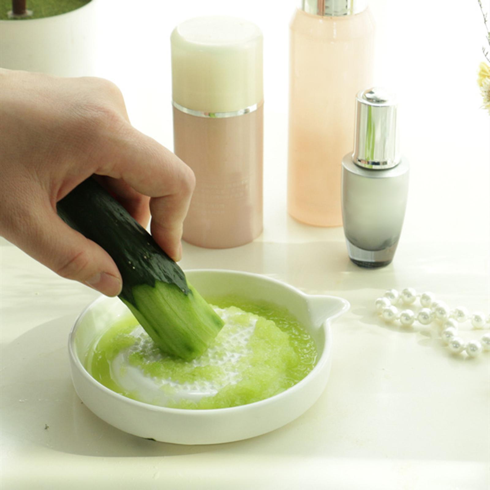 Ceramic Garlic Grater Food Grinding Disc Kitchen Gadgets Dishwasher Safe Ginger Grater for Lemon Fruit Cucumber Carrot Grinding