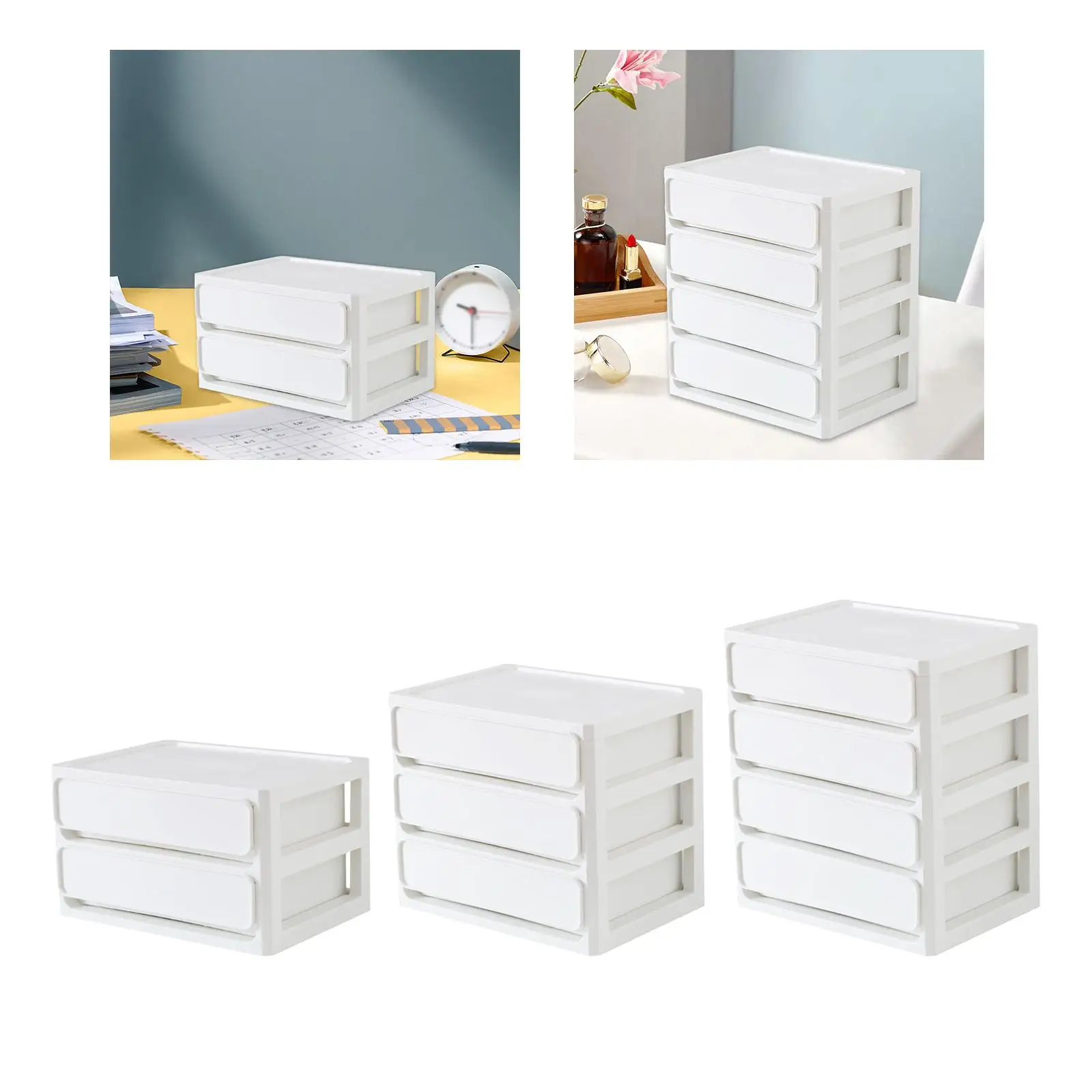 Desk Organizer Separated Stackable Multifunctional Portable Desk Cosmetic Storage Organizer for Sundries Tape Pen Office Pencils