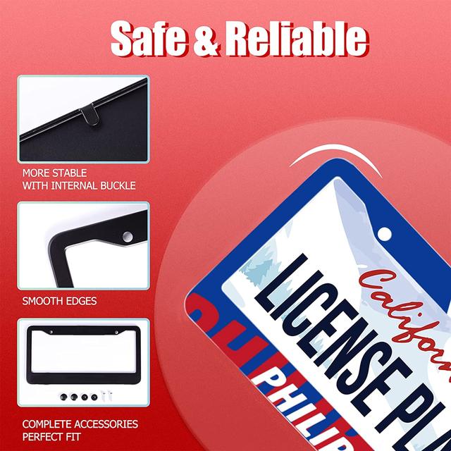 My Other Ride Is A Skateboard License Plate Frame - Funny Aluminum Car Accessory For Skateboarders