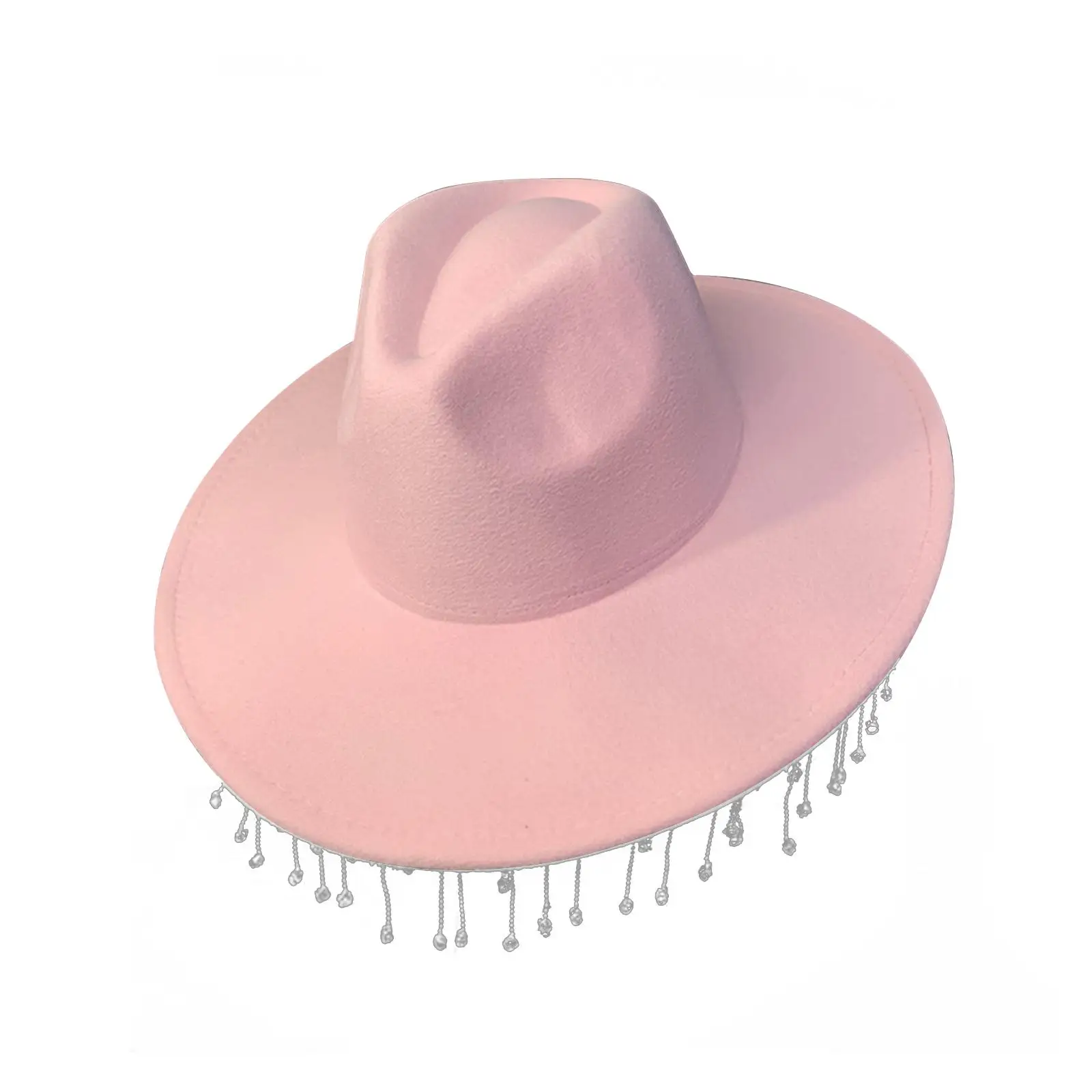 Felt Cowboy Hat Jazz Top Hat Unisex Adult for Costume Clothes Accessories