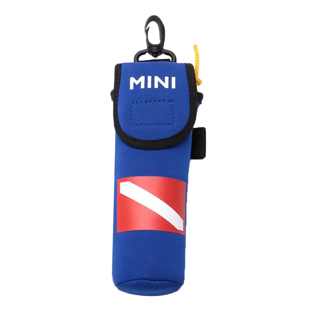 Portable Scuba Dive Diving 55` Surface Marker Buoy SMB Safety Sausage With Yellow Line & Storage Bag Diver Accessories