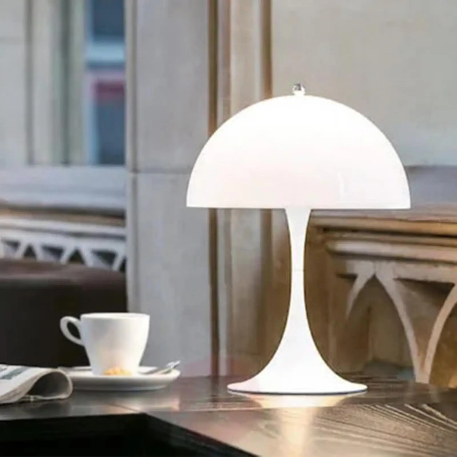 Mushroom Table Lamp Bedroom Nightstand Desk Living Room Table