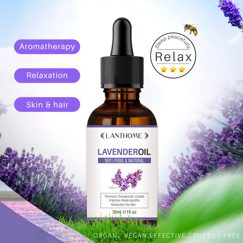 Best of 30ml Pure Lavender Sleep Essential Oil Stress Relief Relax Body Massage Moisturizing Face Hair Care Oil For Humidifier Diffuser Reviews & Tips