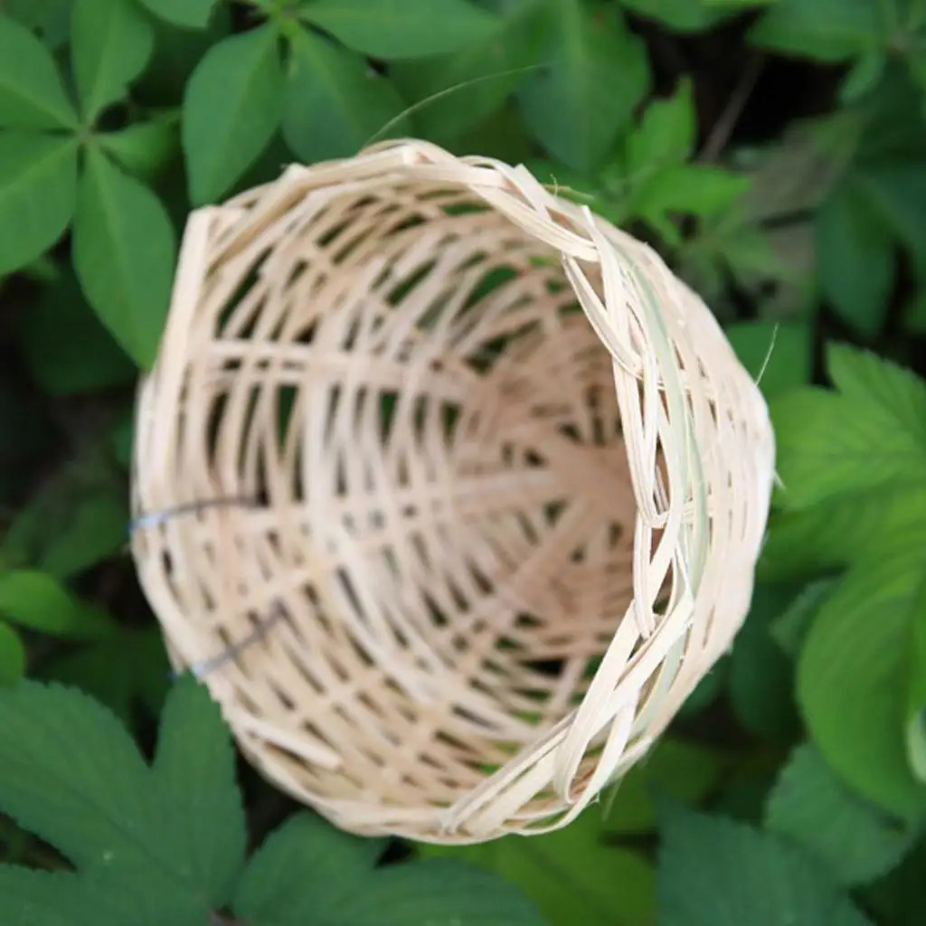 Bamboo  Nest Crafts Handmade   Nest for Garden  Party Wedding Decor No Eggs