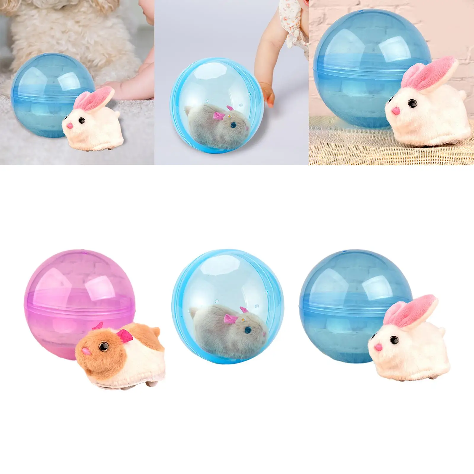 Ball Toys Interactive Plush Animals Toys for Children Toddlers Holiday Gifts