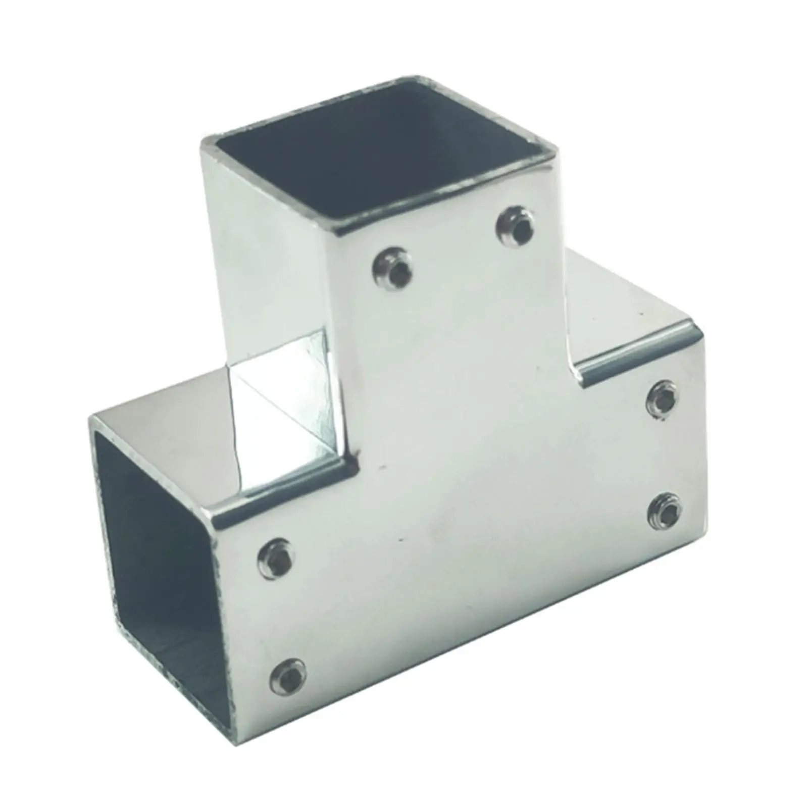 Square Pipe Connector 28mm Assembly Easy Installation Durable Spare Parts Stainless Steel Square Tube Joint Square Tube Fittings