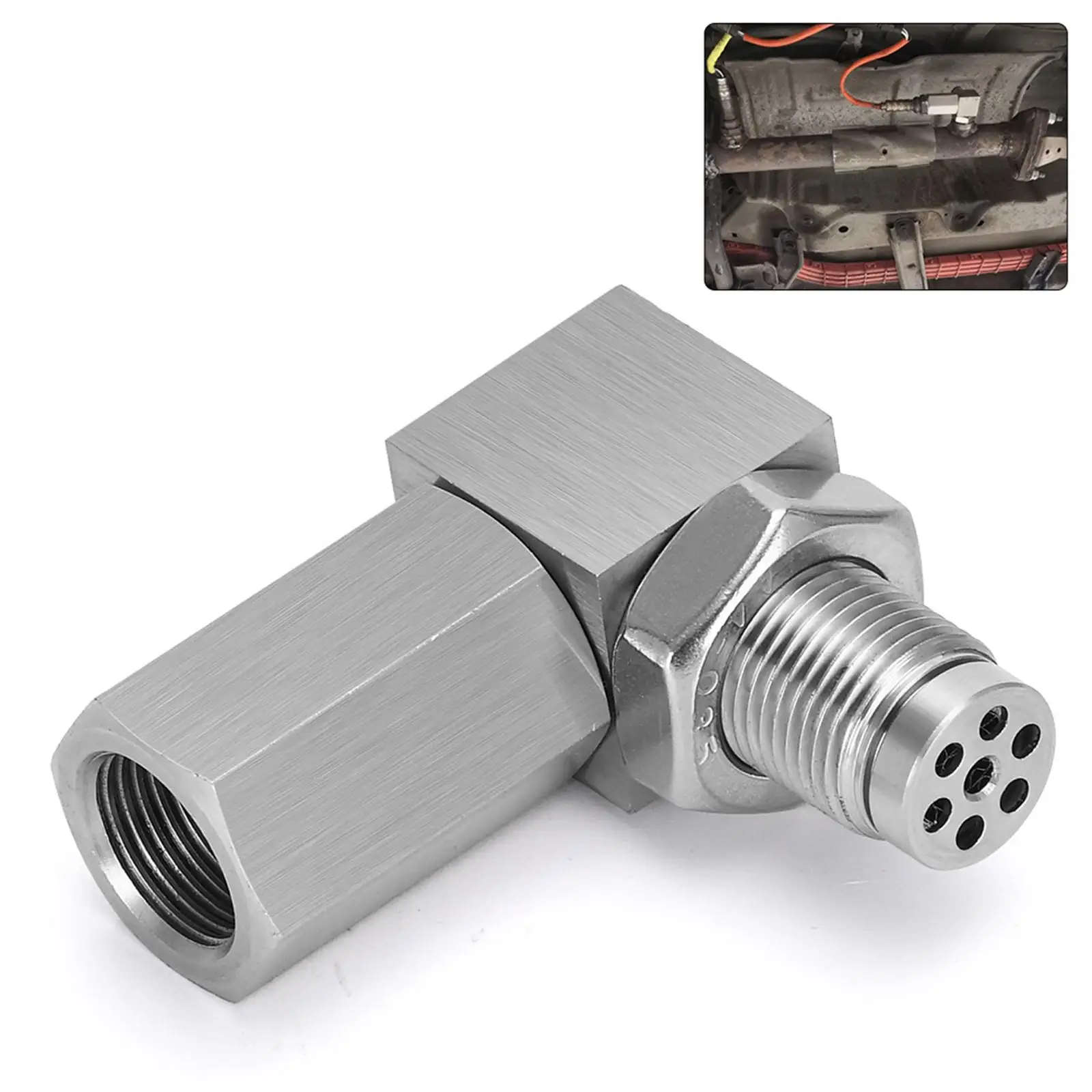 2xUniversal Oxygen Sensor Extender Spark Plug Adapter 90 Degree Accessories