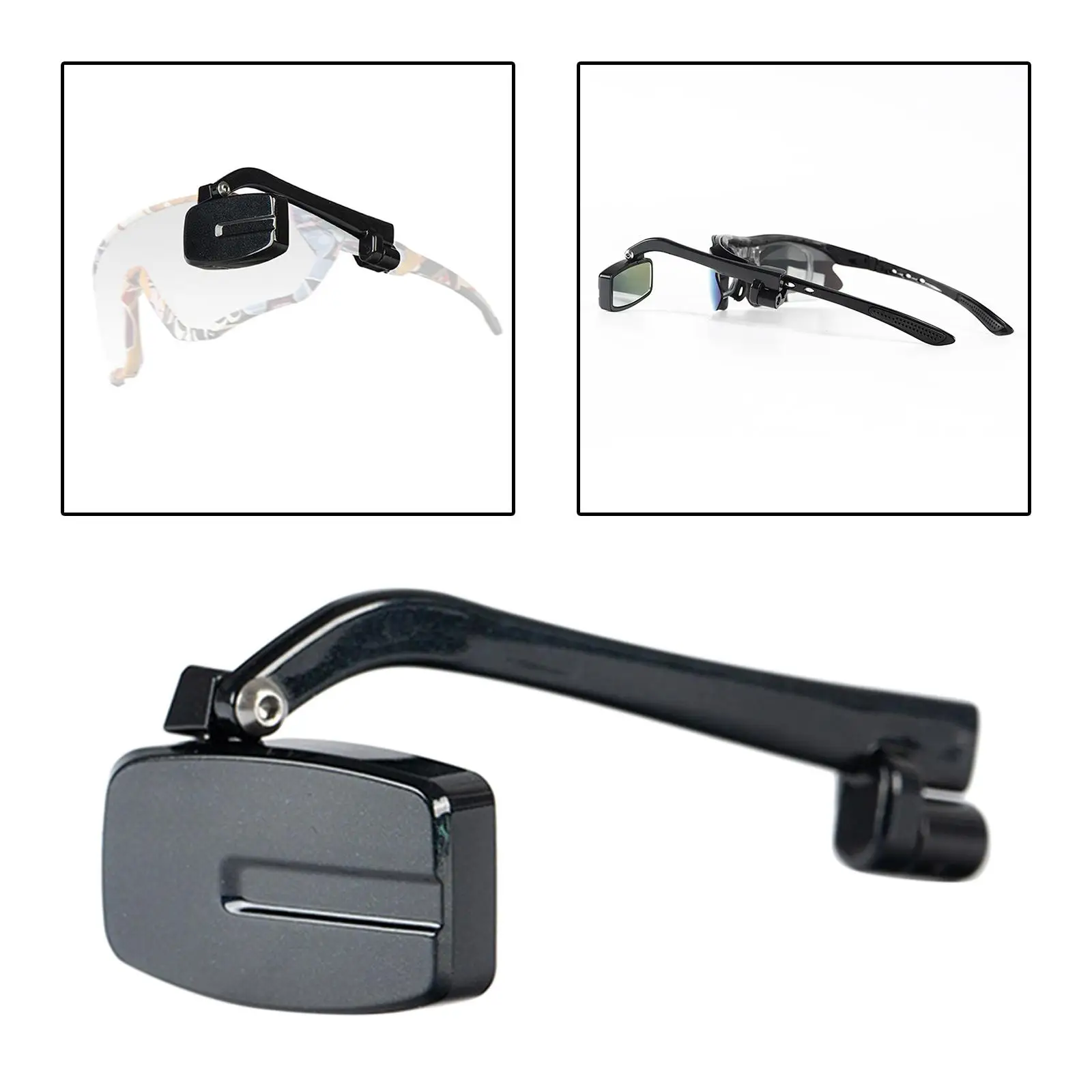 Glasses Rear View Eyeglass Mount Sunglasses Wing Mirror for Riding