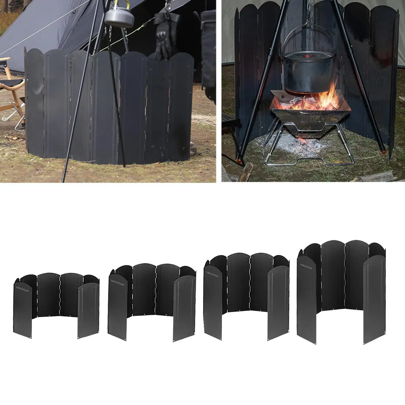 Camp stove windscreen foldable windshield windscreen gas stove backpacking