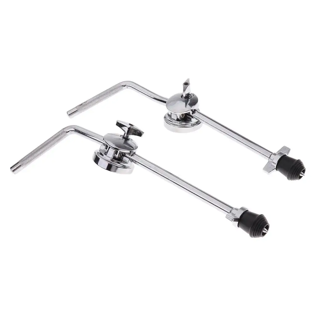 2 PCS Precussion Instrument Parts Metal Bass Drum  with Bracket