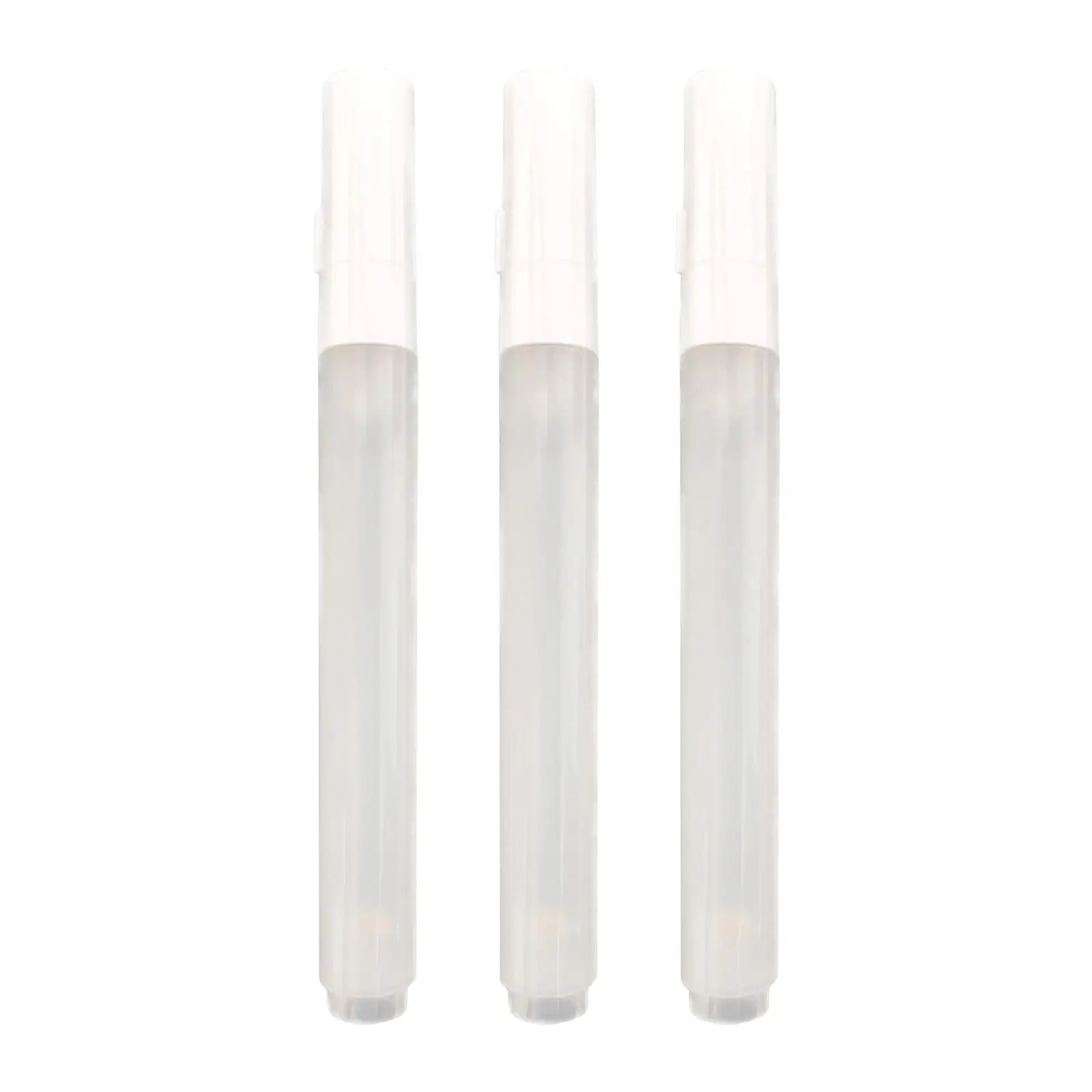 3pcs 4.5mm Plastic Medium Tips Colors Markers Pen Blank Tube Ink