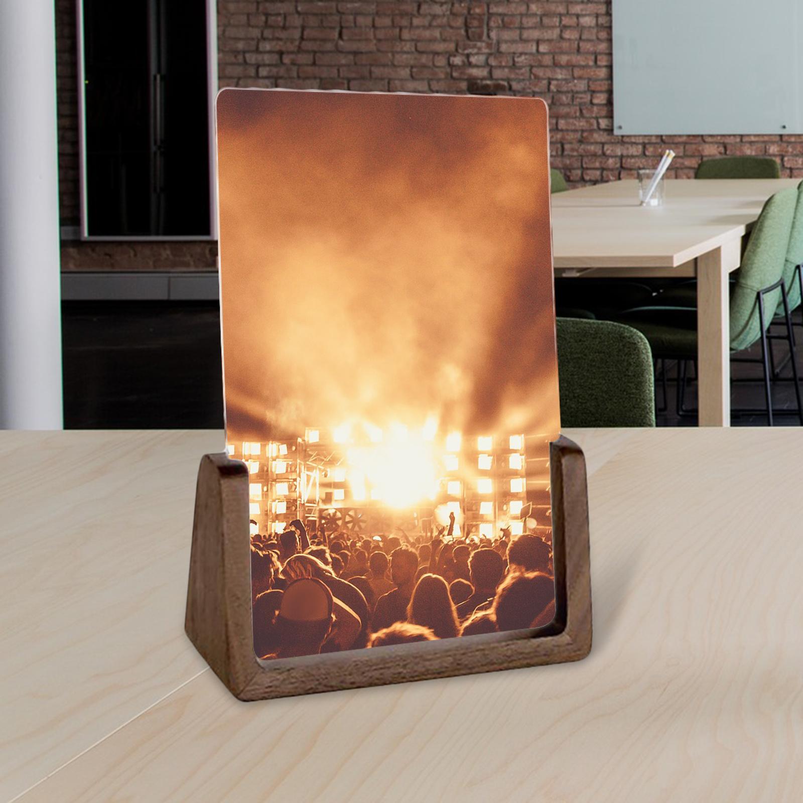Creative 3.5x5 Picture Frame, Solid Wood U-shaped Photo Frame, Wooden Photo Frame, Wooden Crafts