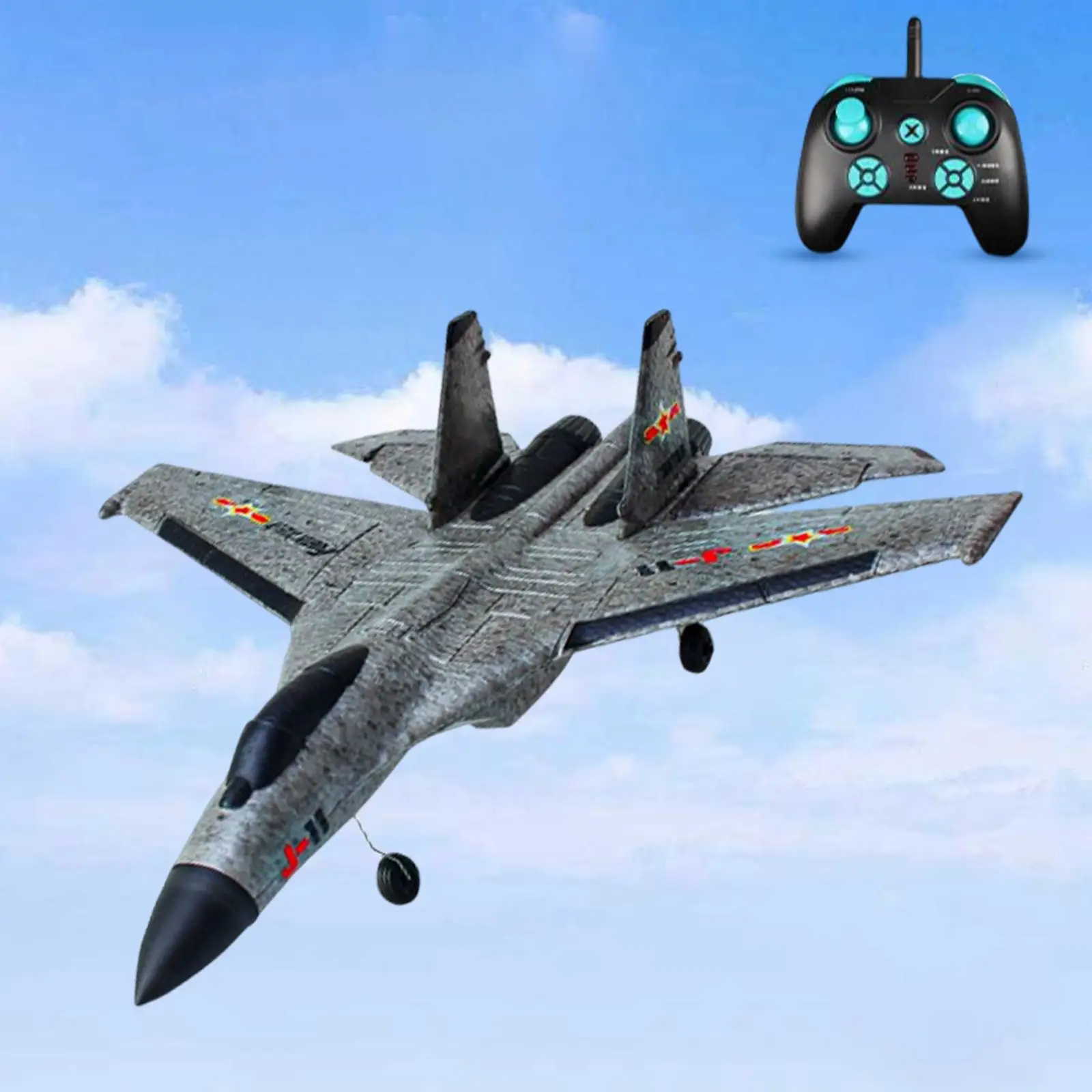 Simulation 2.4G Remote Control Aircraft Outdoor Toy for Adults Beginners