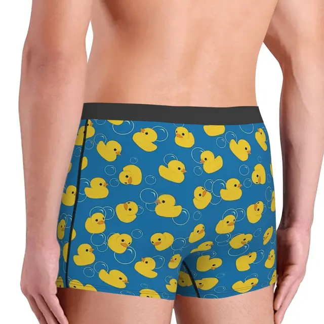 Yellow Bath Duck Men Underwear Cute Animal Boxer Briefs Shorts Panties Funny  Breathable Underpants for Male S-XXL - AliExpress