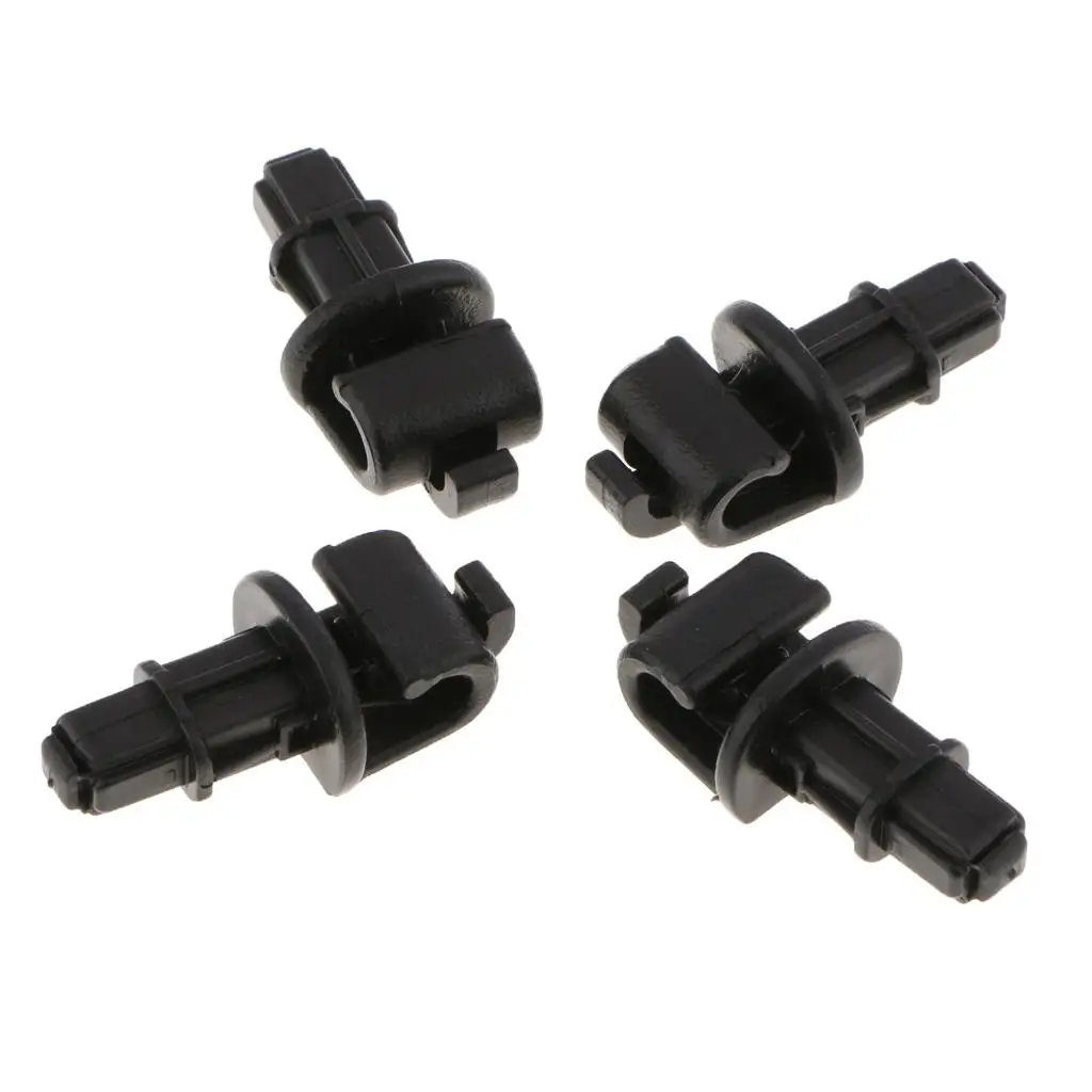 4 Pieces Black Sun Shade Holder Hook Clips for Honda  2005-2010