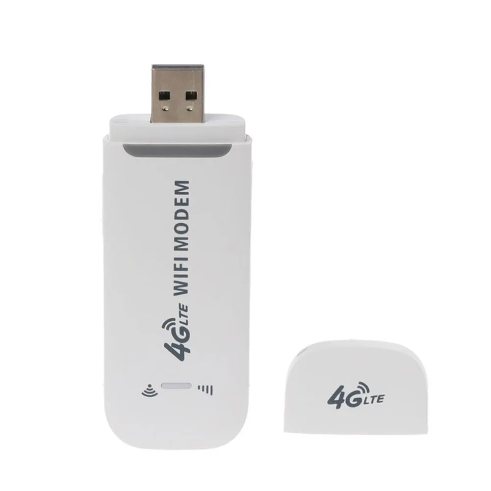4G LTE Universal WiFi Modem 150Mbps Adapter Small USB Unlocked Dongle Router High Speed Home White Wireless Network Card