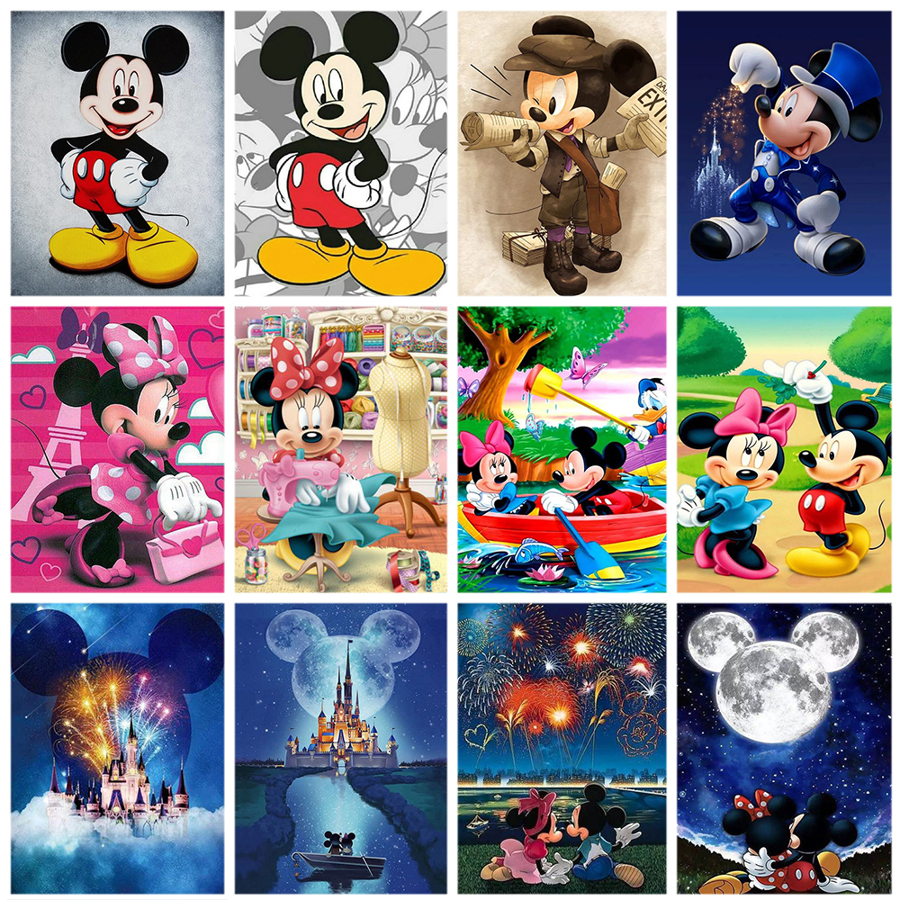 mickey and minnie mouse diamond art