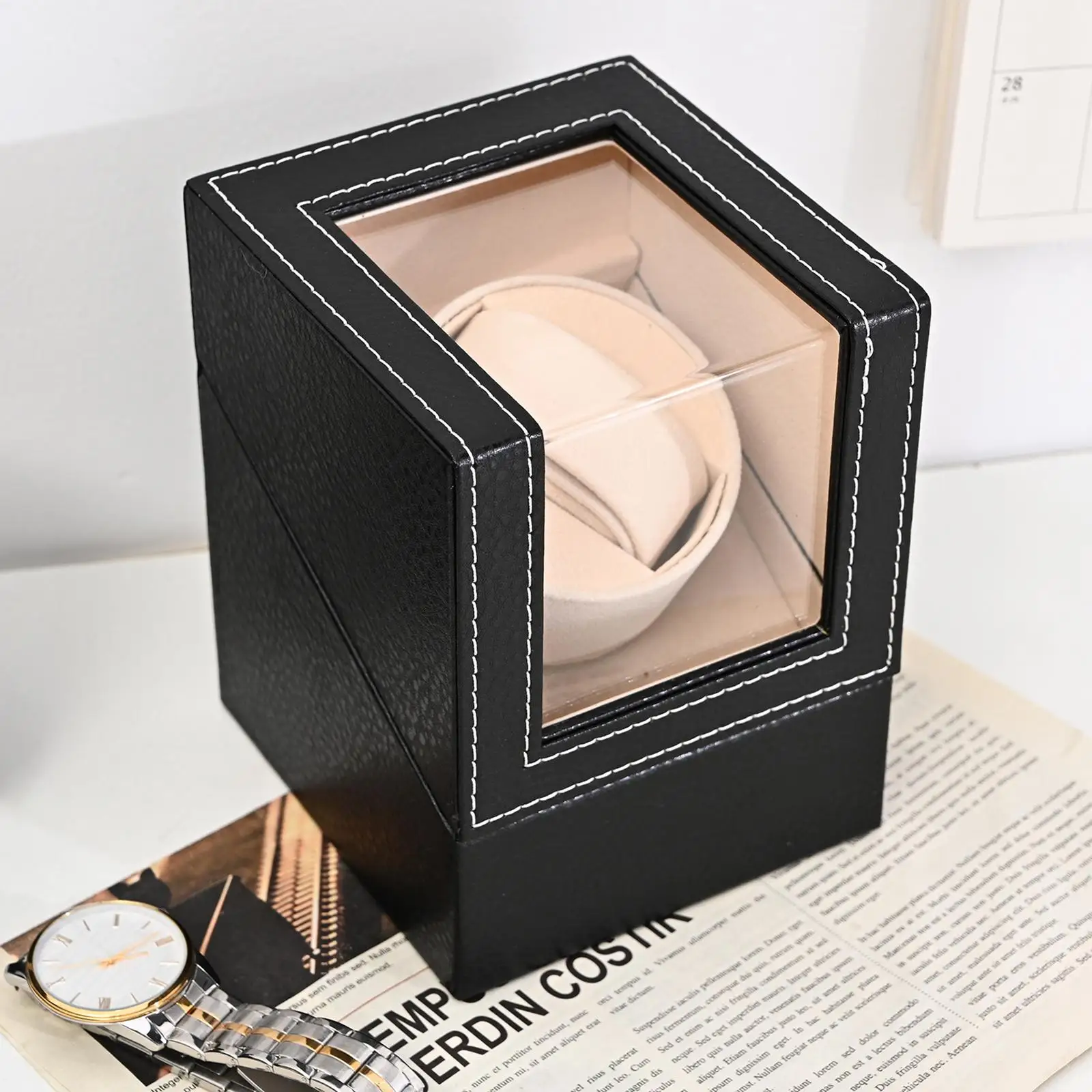 Single Automatic watch of winder Extremely Silent Motor Adjustable Watch Pillow for Men Lady Watches