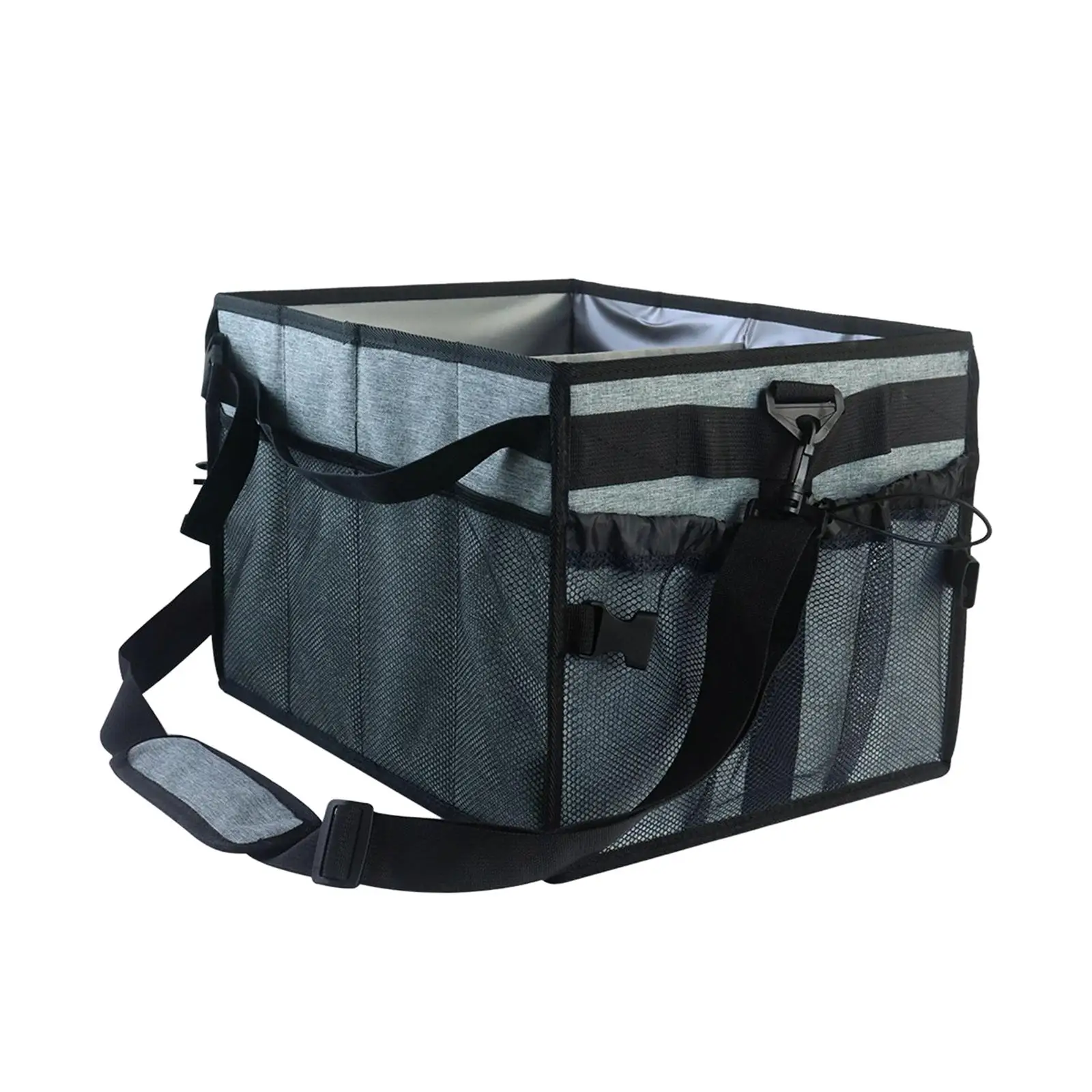 BBQ Tool Storage Bags Waterproof Foldable Large Capacity Basket for Grilling