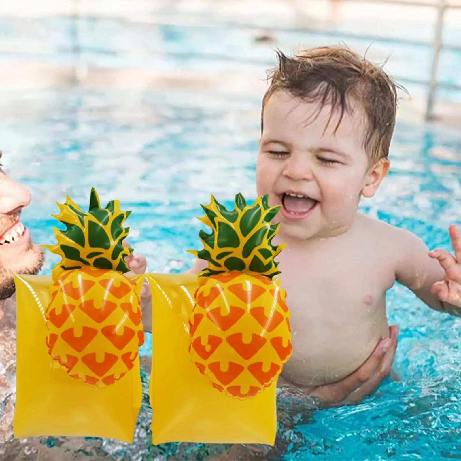 Kids Children Swimming Arm Rings PVC Inflatable Pool Float Sleeves Arm Float Rings Pool Floating Sleeve Swim Training Aid
