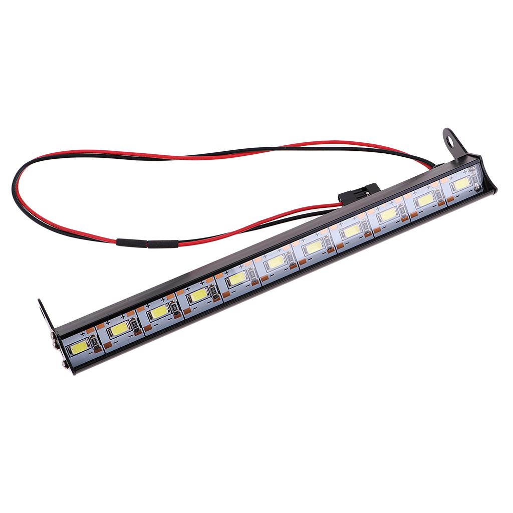 Metal Roof Lamp LED Light Bar for 1/10 RC Rock Crawler RC4WD D90 CC01 Parts