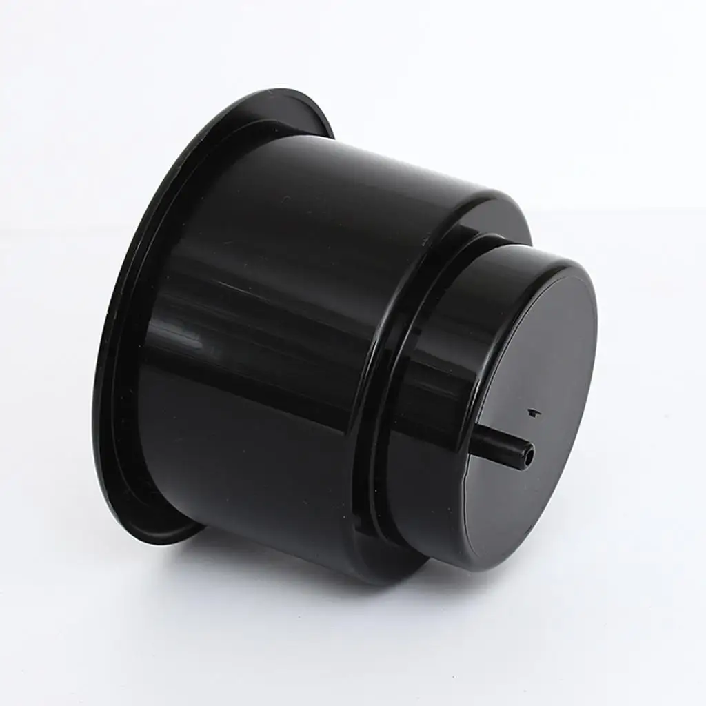 Black Side Hole Recessed Cup Drink Holder for Marine Boat Car RV