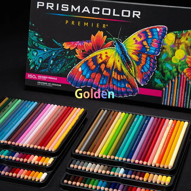 PRISMACOLOR Professional Oily Colored Pencils 24/48/72/132/150 Colors Lapis  de cor Colored Pencil Drawing School Office Supplies - AliExpress