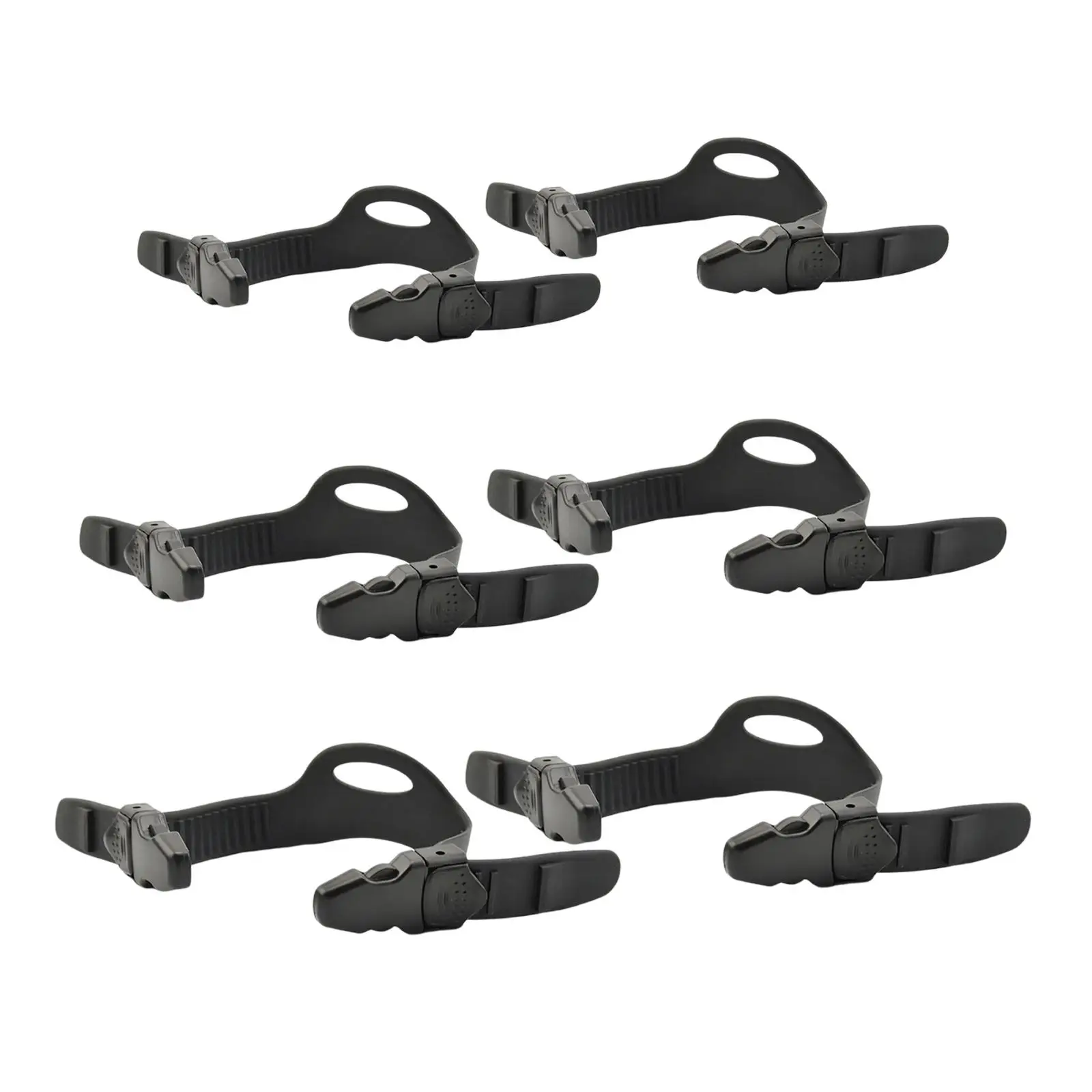 2x Diving Quick Release   Straps Adjustable Scuba (1 Pair) Black