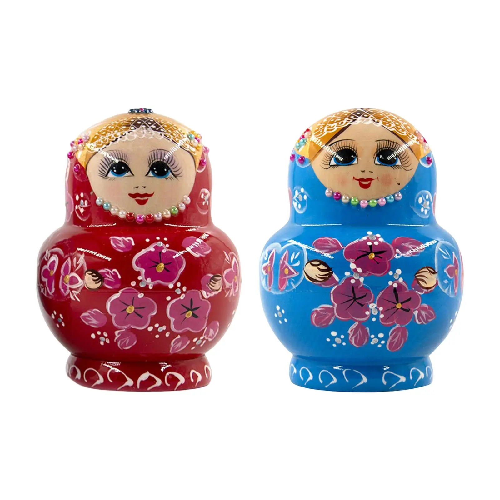 10Pcs Nesting Dolls Russian Nesting Dolls for Home Decor Holiday Gifts