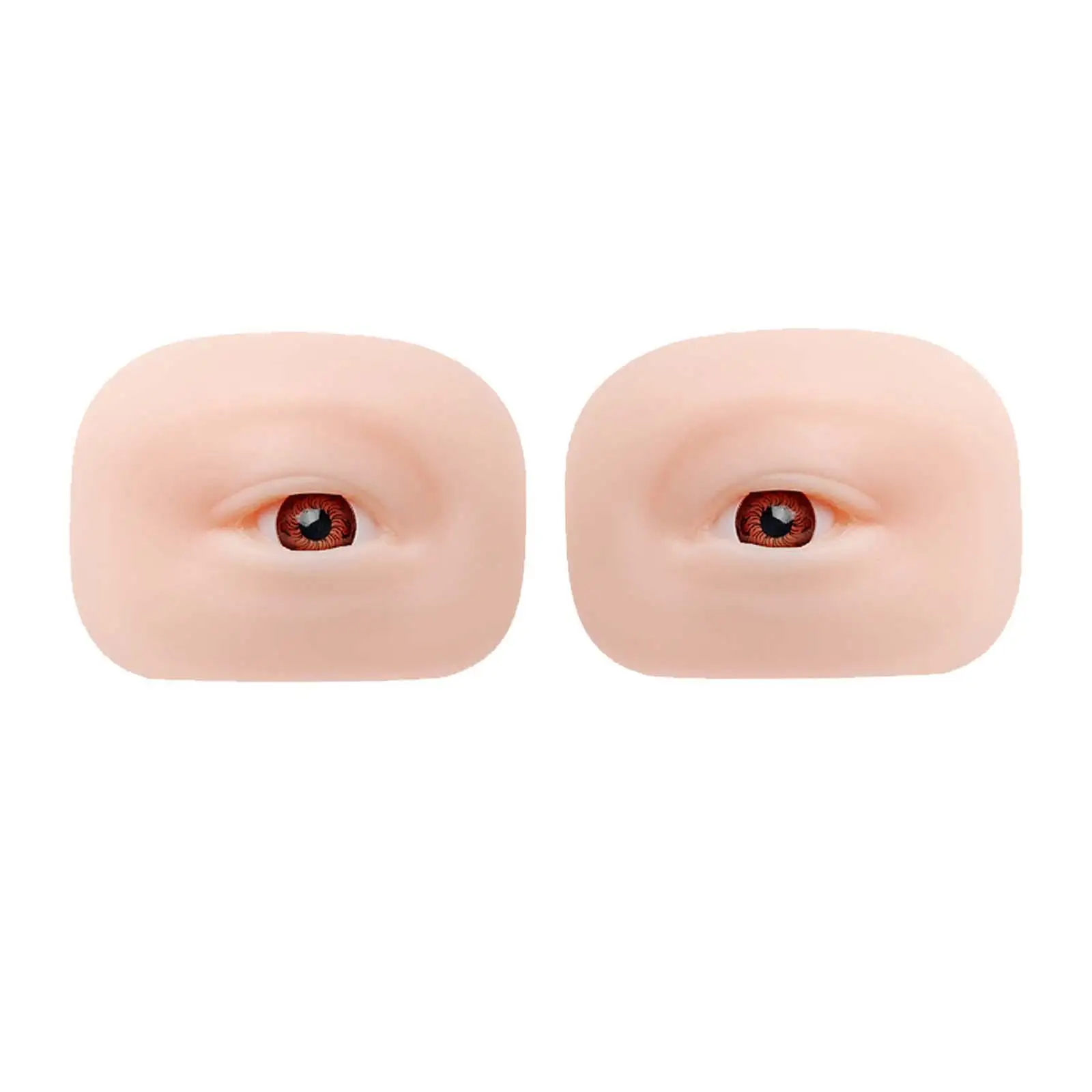 5D Silicone Eye Model Portable Resuable for Beginners Makeup Training Salon