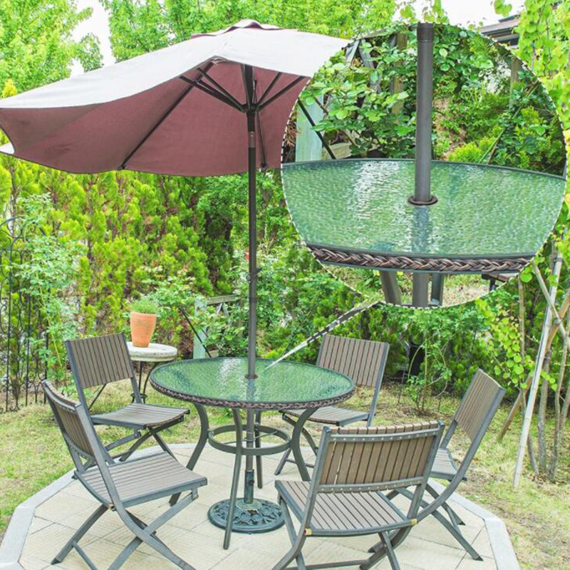 small table umbrella set