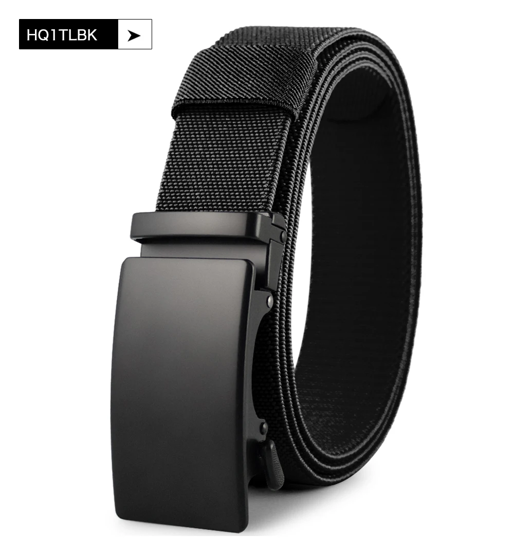 Neue Männer Gürtel taktische Nylon elastischen Gürtel Metall automatische Schnalle harte Stretch Herren Militär gürtel 115-150cm große Gürtel – Detail 15